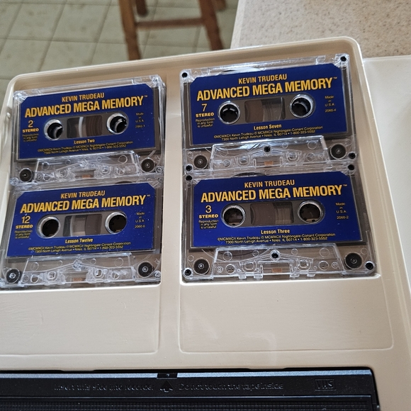 Advanced Mega Memory by Kevin Trudeau Boxed Set of Cassette Tapes, DVD, Workbook - Picture 2 of 5